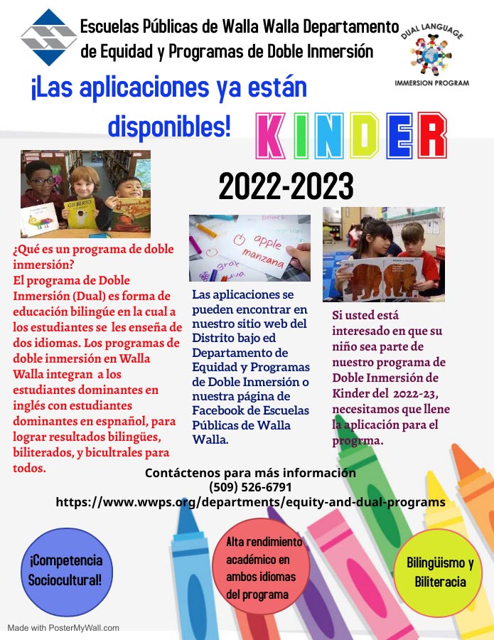 Spanish Kinder Registration 22-23
