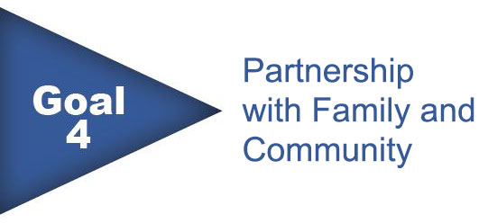 目標 4 - 家族や地域社会とのパートナーシップ