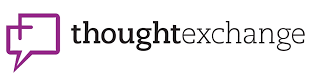Logotipo colorido do ThoughtExchange